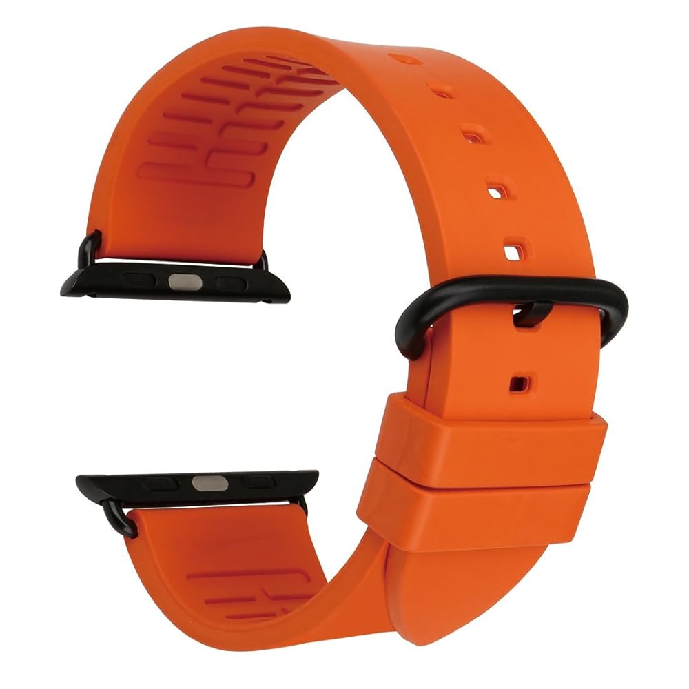 TMZ【バンドのみ】Apple Watch 44mm バンド ストラップ Amazon.co.jp: (ラスタカラーのライオン) パターンのレザー